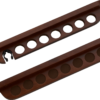 7 Cue Wall Rack w/ Bridge Clip - Chocolate